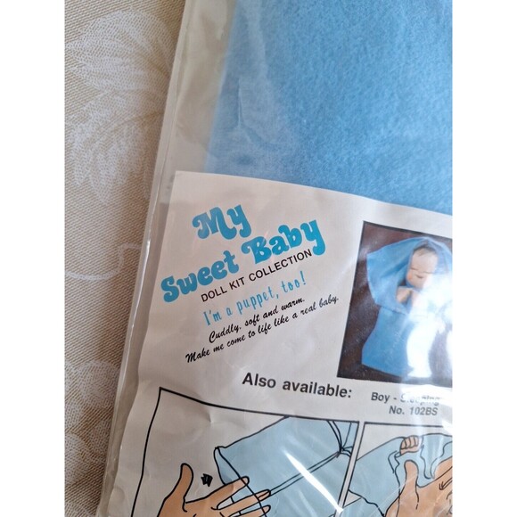 Vintage My Sweet Baby Doll Kit Collection Boy Awake I'm a Puppet Too! Nos Sealed - Picture 8 of 8